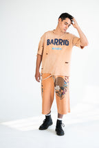 Las Virgenes Tee — Super Vintage hemp t-shirt naturally dyed with red clay
