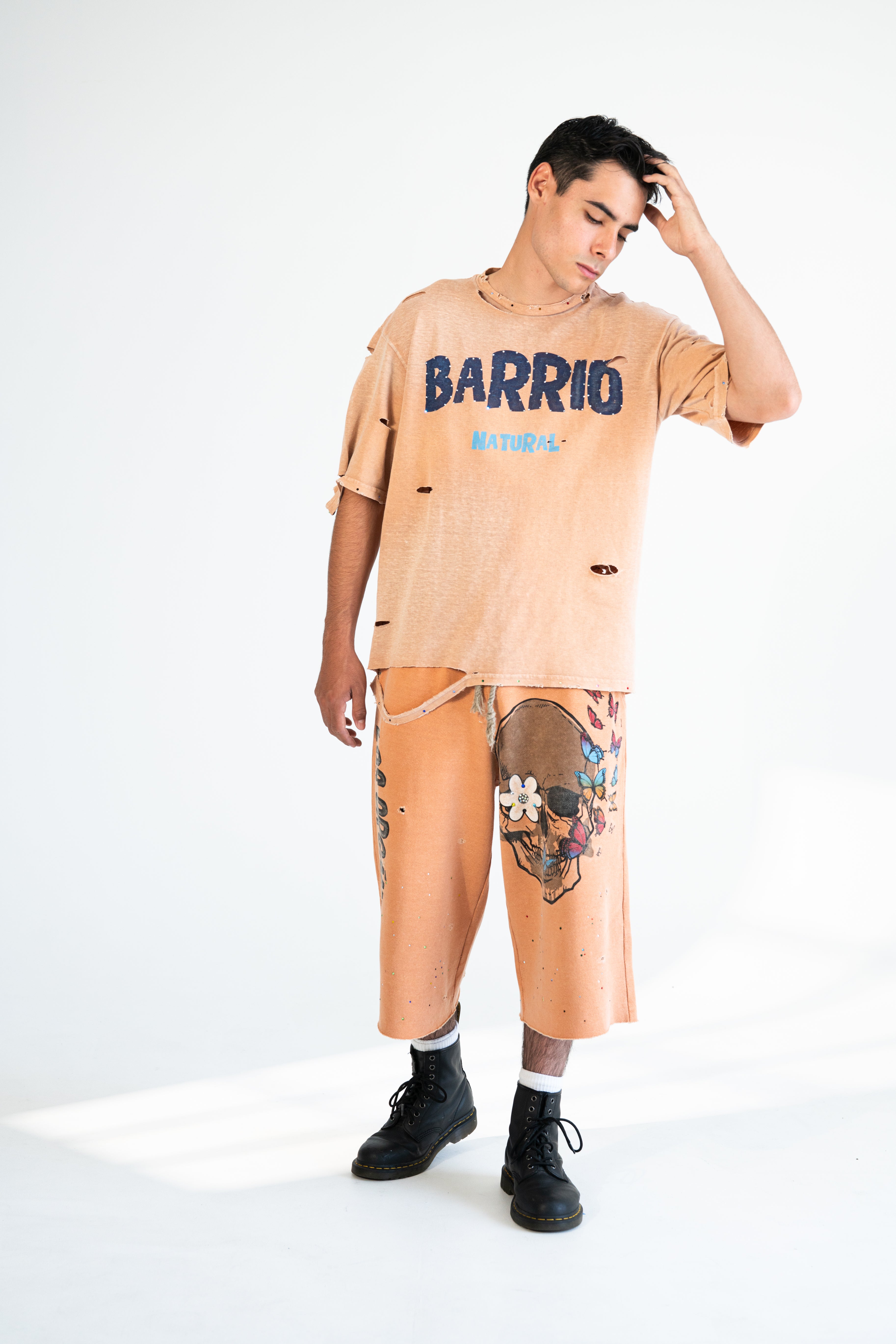 Super Vintage T-Shirt | Hemp & Organic Cotton | Barrio Natural | Red Clay & Coconut Charcoal