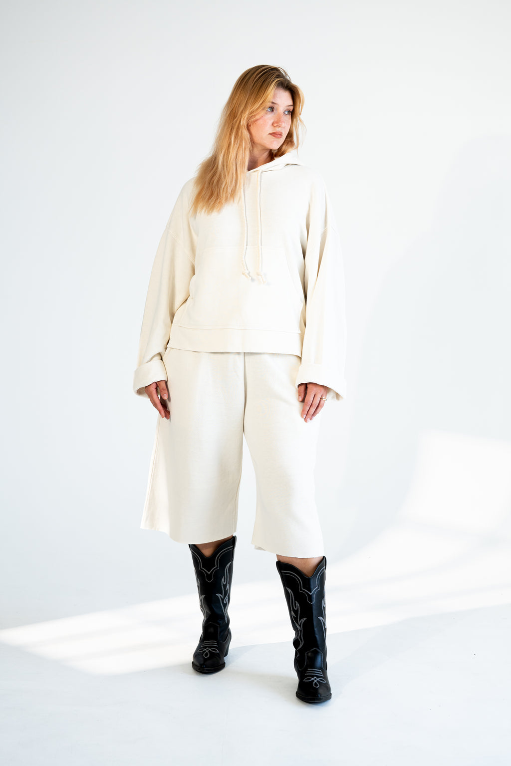 Natural Oversized Hemp Hoodie | Original Fiber Color