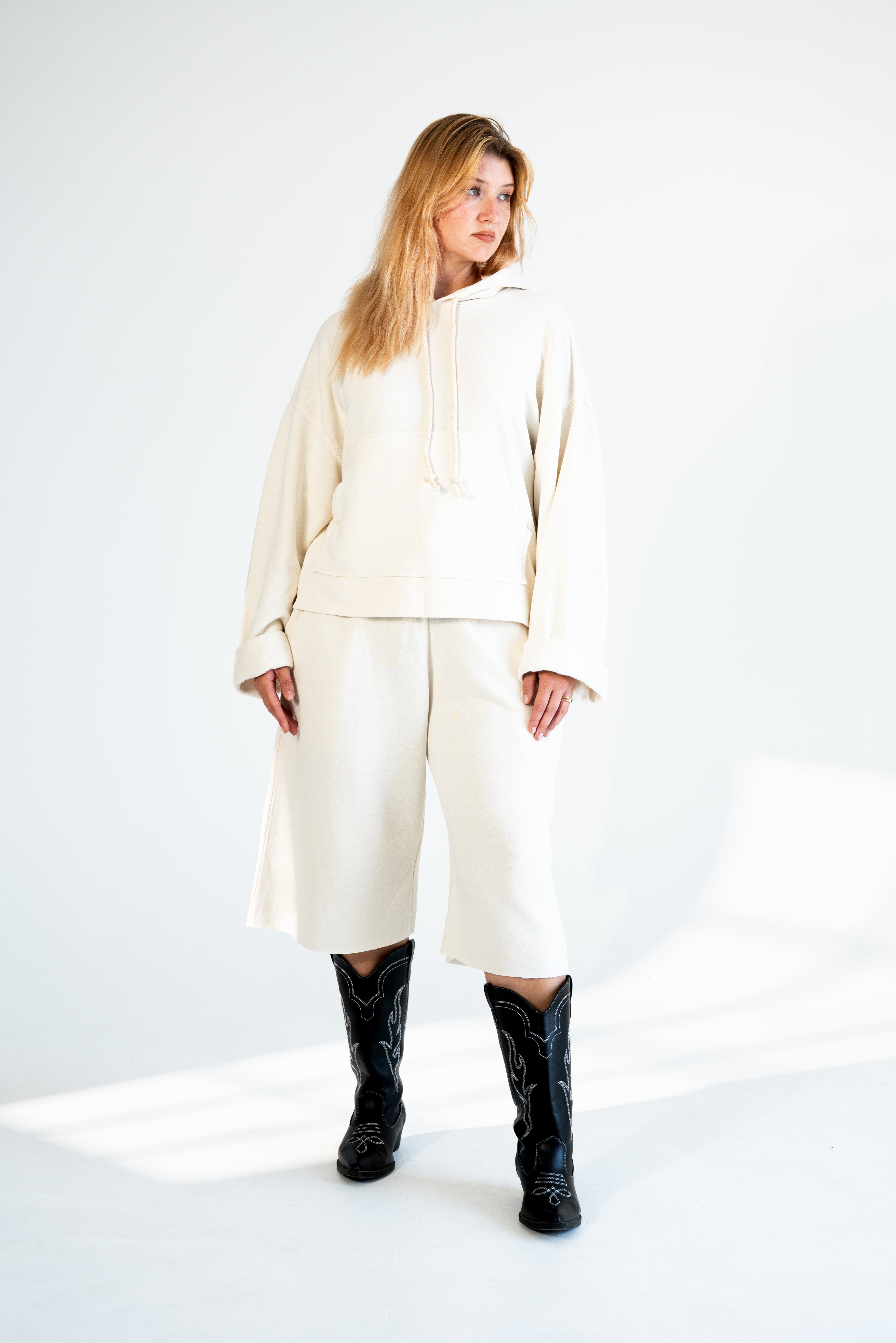 Natural Oversized Hemp Hoodie | Original Fiber Color