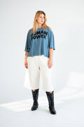 Human Power Boxy Hemp & Organic Cotton T-Shirt – Coconut Charcoal