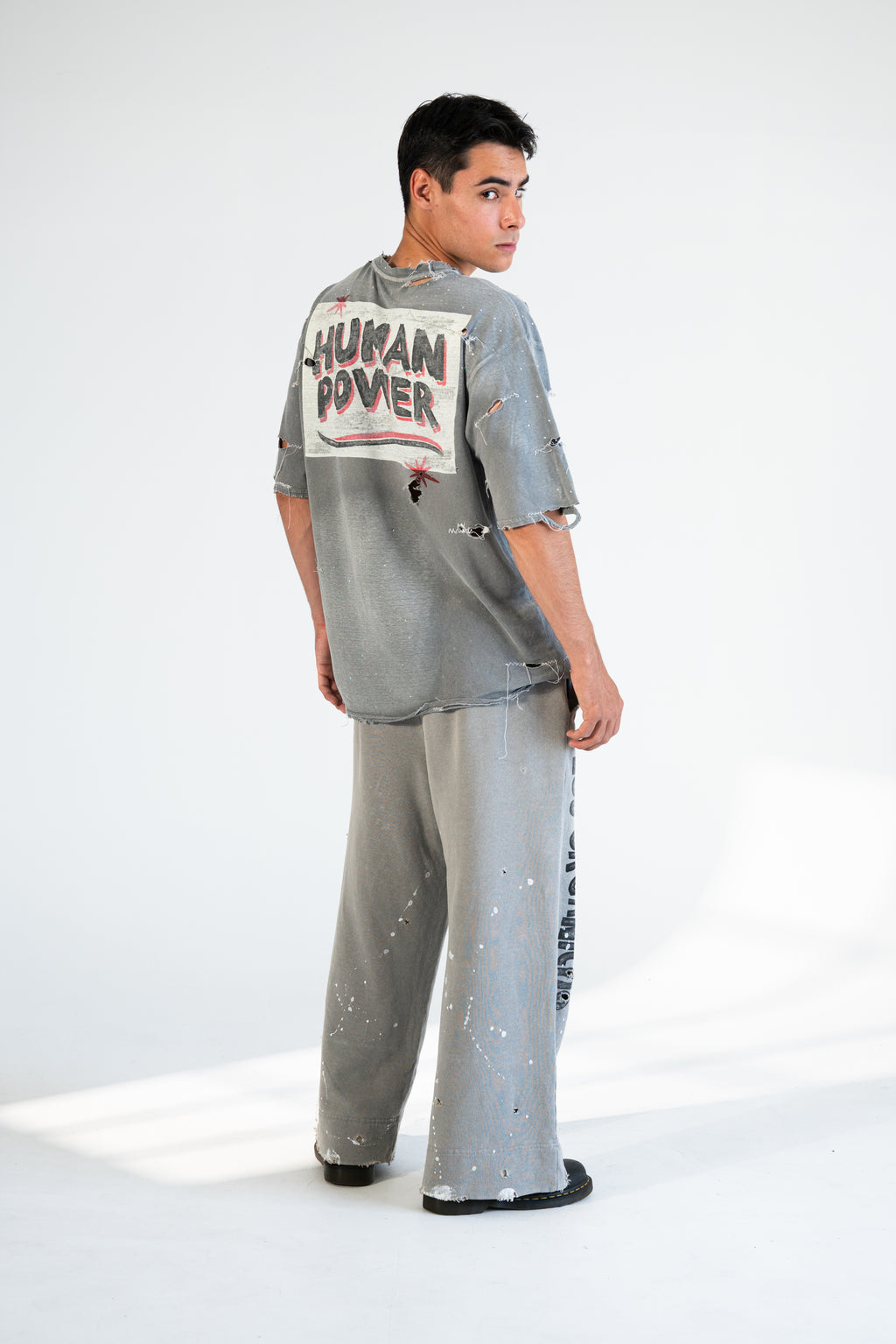 Super Vintage Cholo Sweatpants, Hemp & Organic Cotton, Coconut Charcoal, alternate product view 5