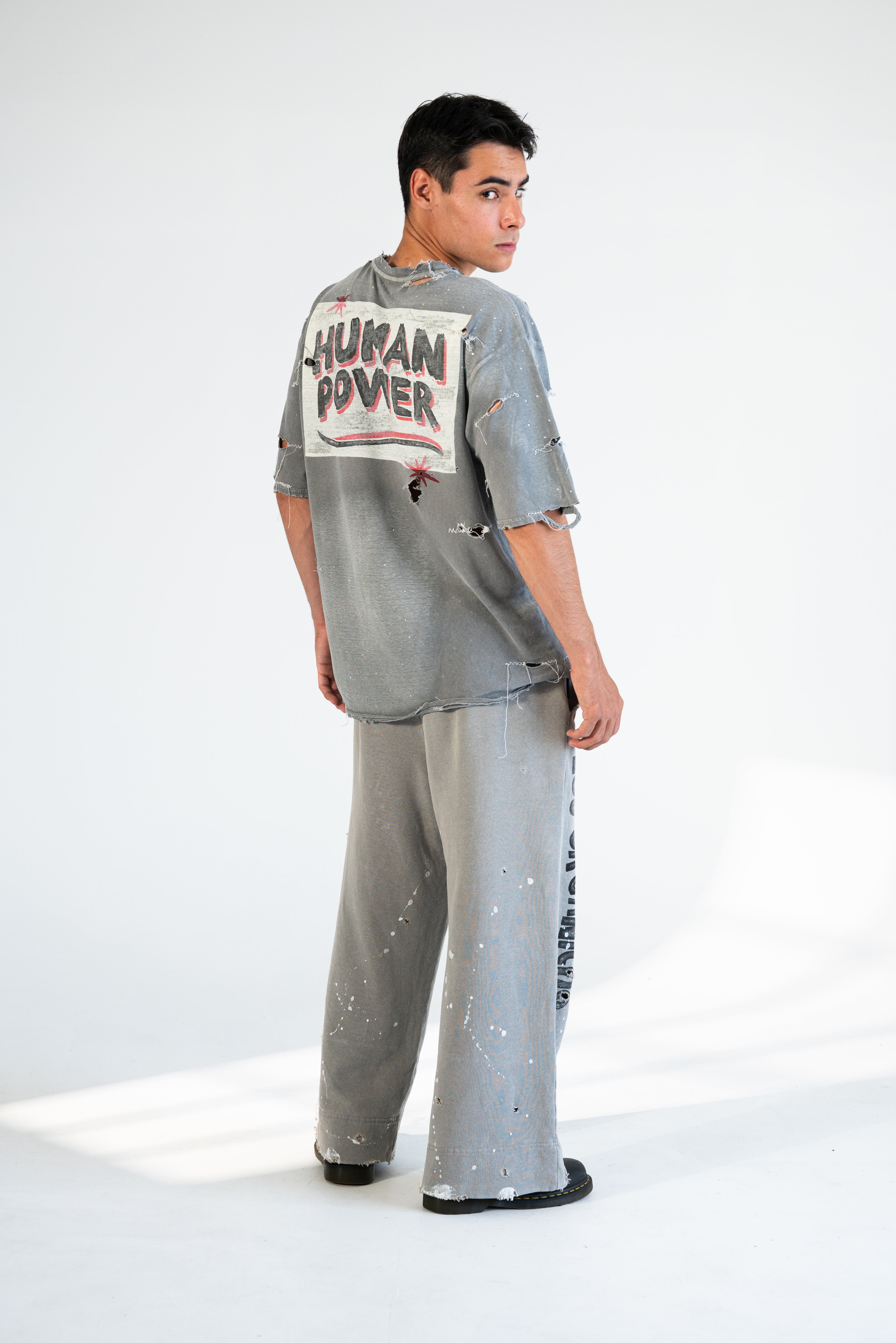 Los Orgánicos Super Vintage Cholo Sweatpants | Coconut Charcoal