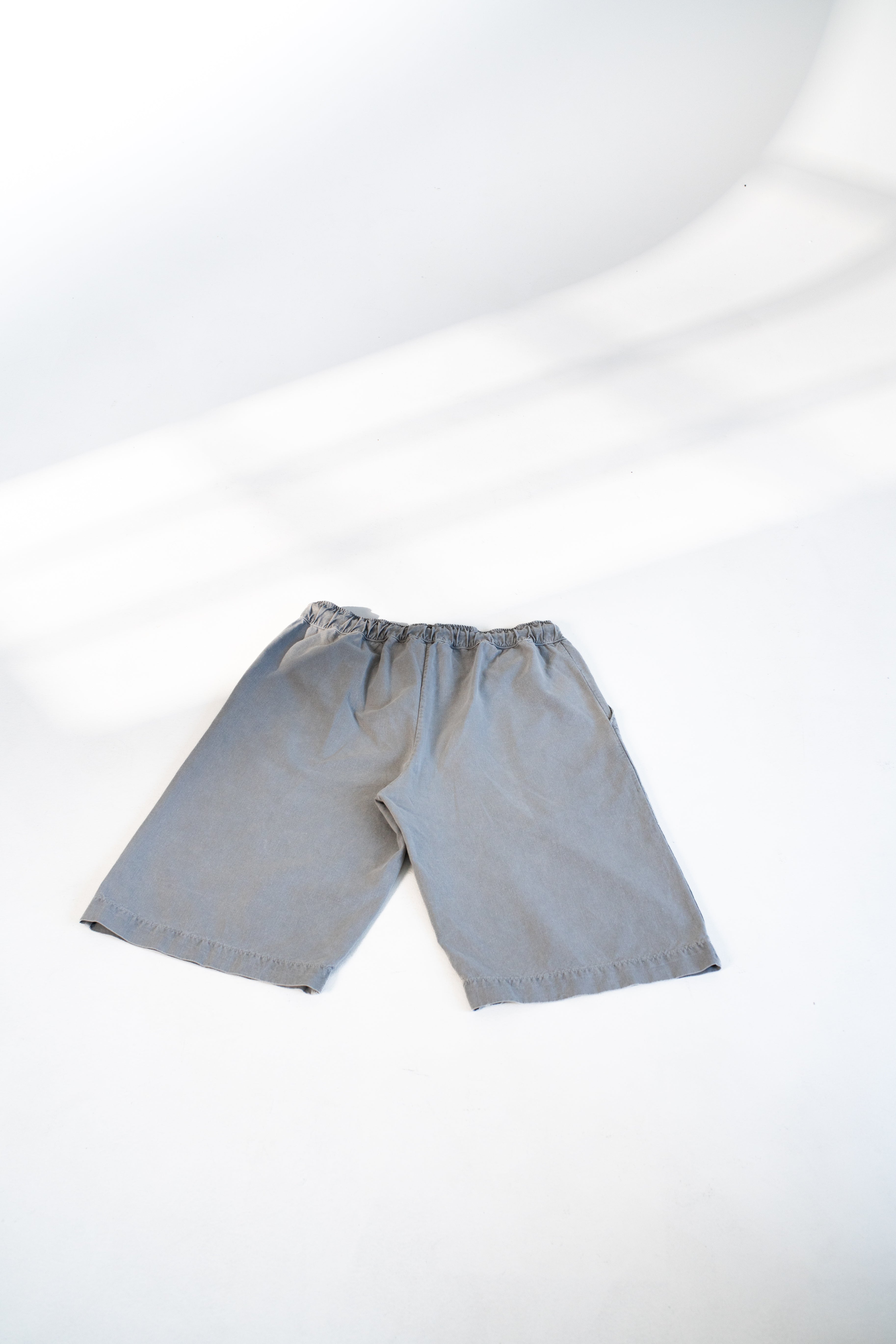 Classic Muslin Shorts | Coconut Charcoal | 55% Hemp & 45% Organic Cotton