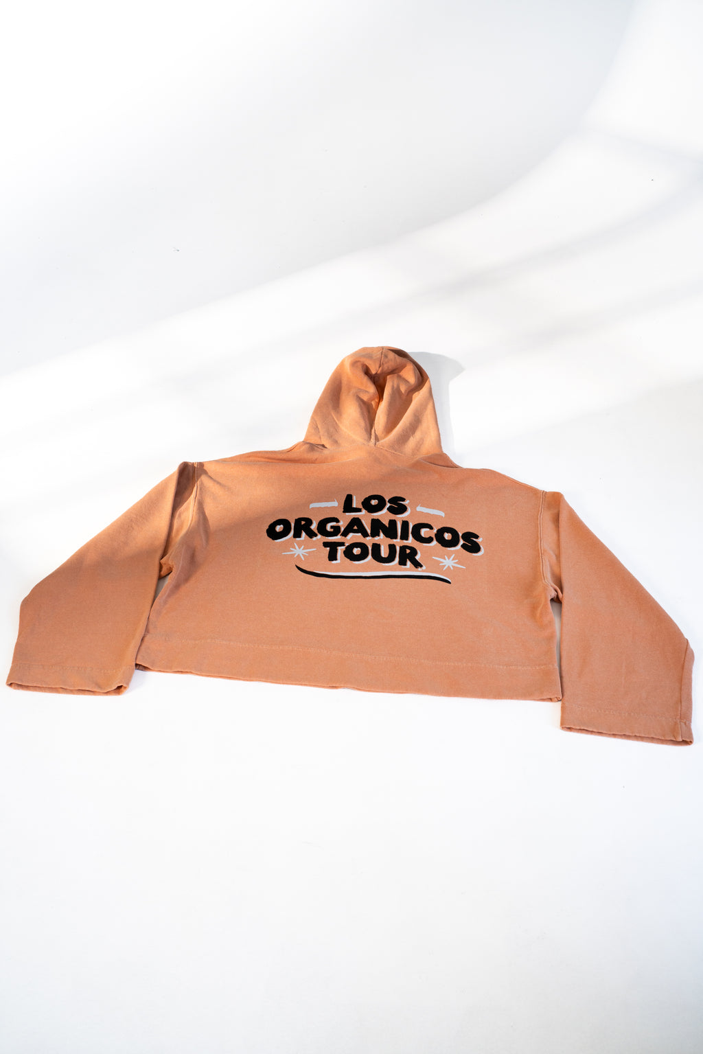 Organic City Cropped Hoodie – Red Clay