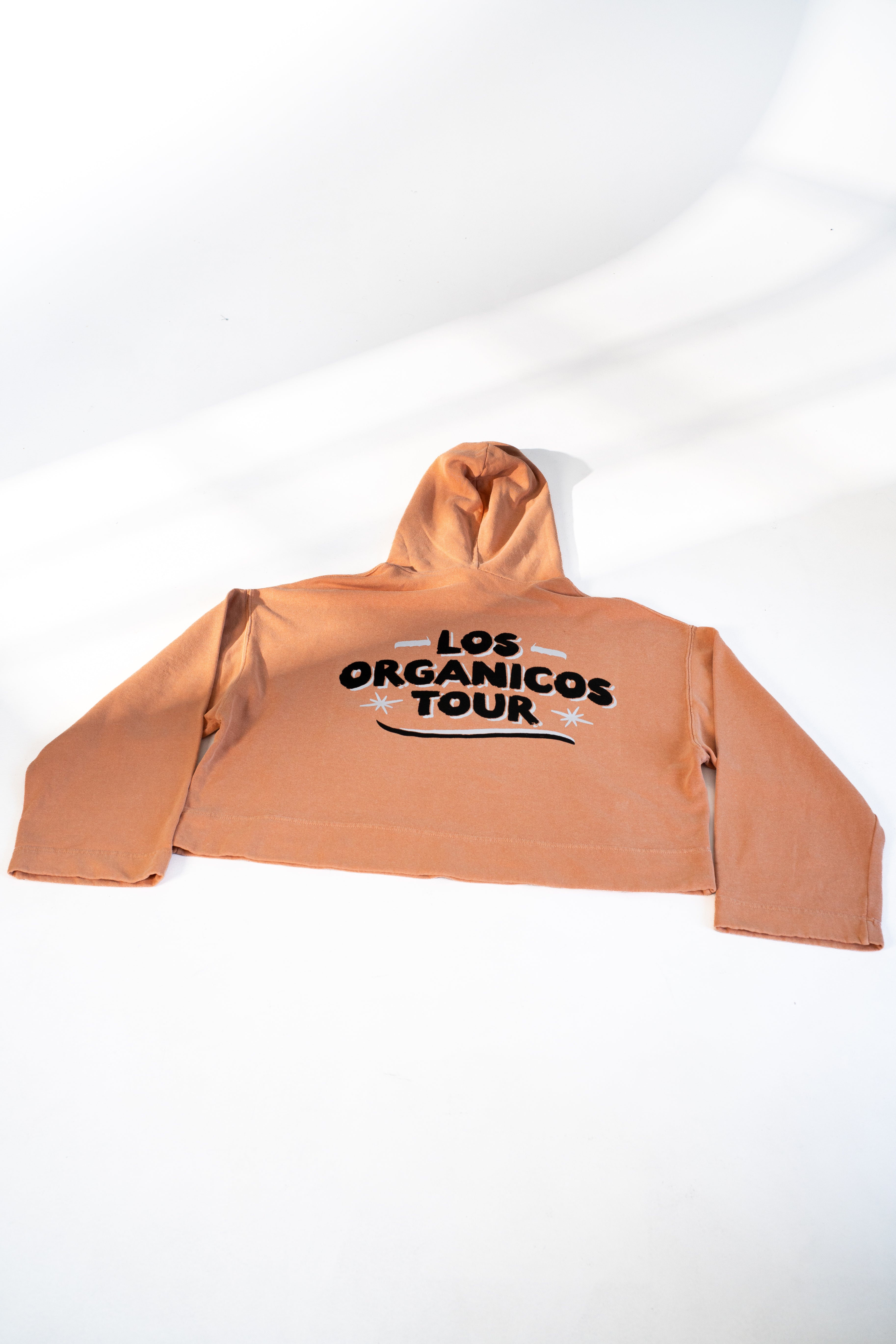 Organic City Cropped Hoodie – Red Clay
